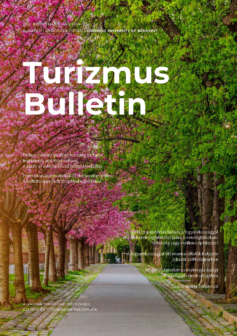Turizmus Bulletin 2024 1 borító