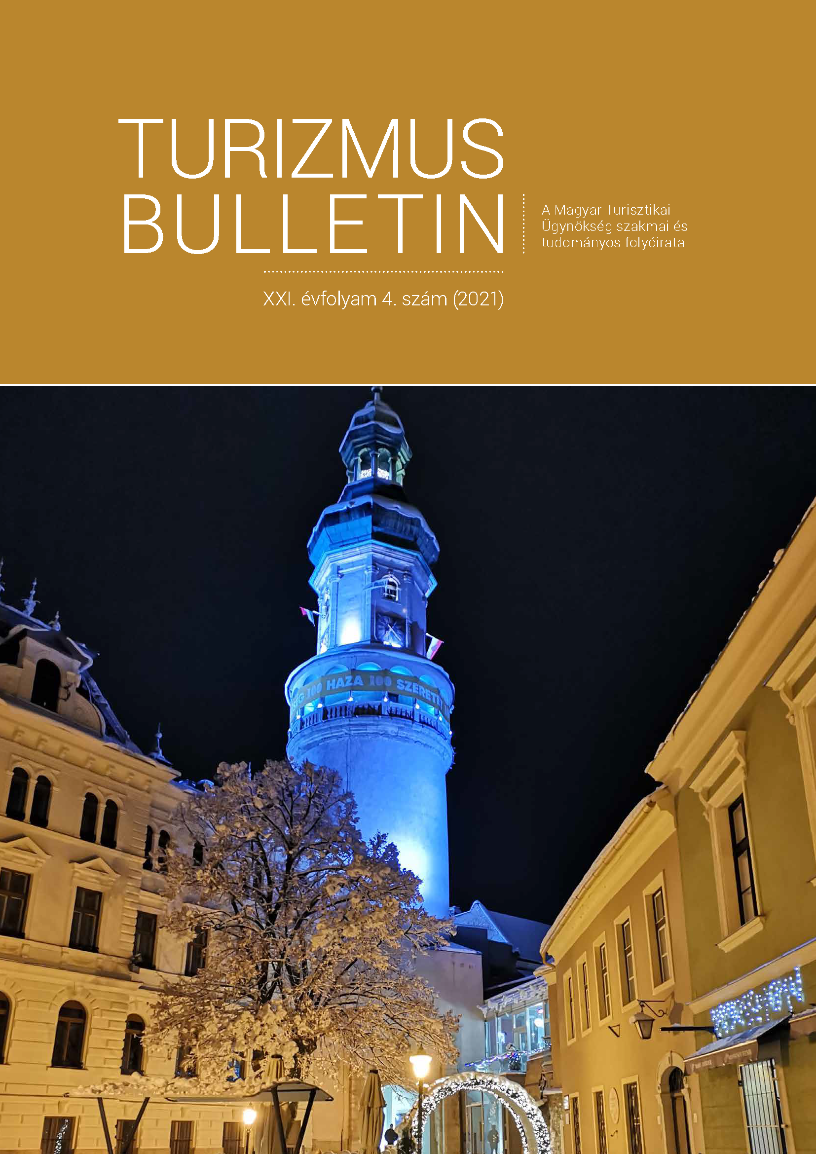 Turizmus Bulletin 2021/4 borító