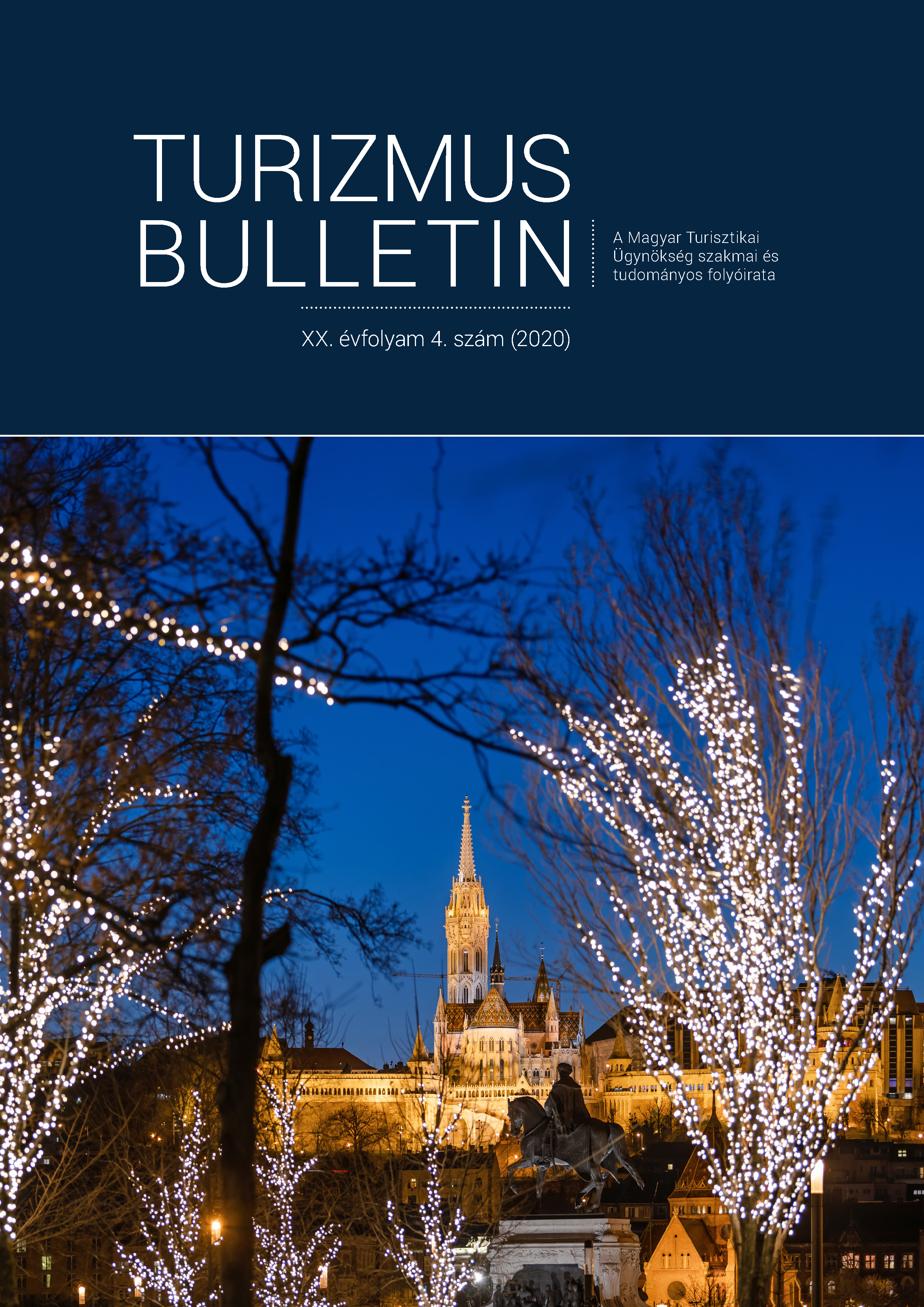 Turizmus Bulletin 2020/4 borító