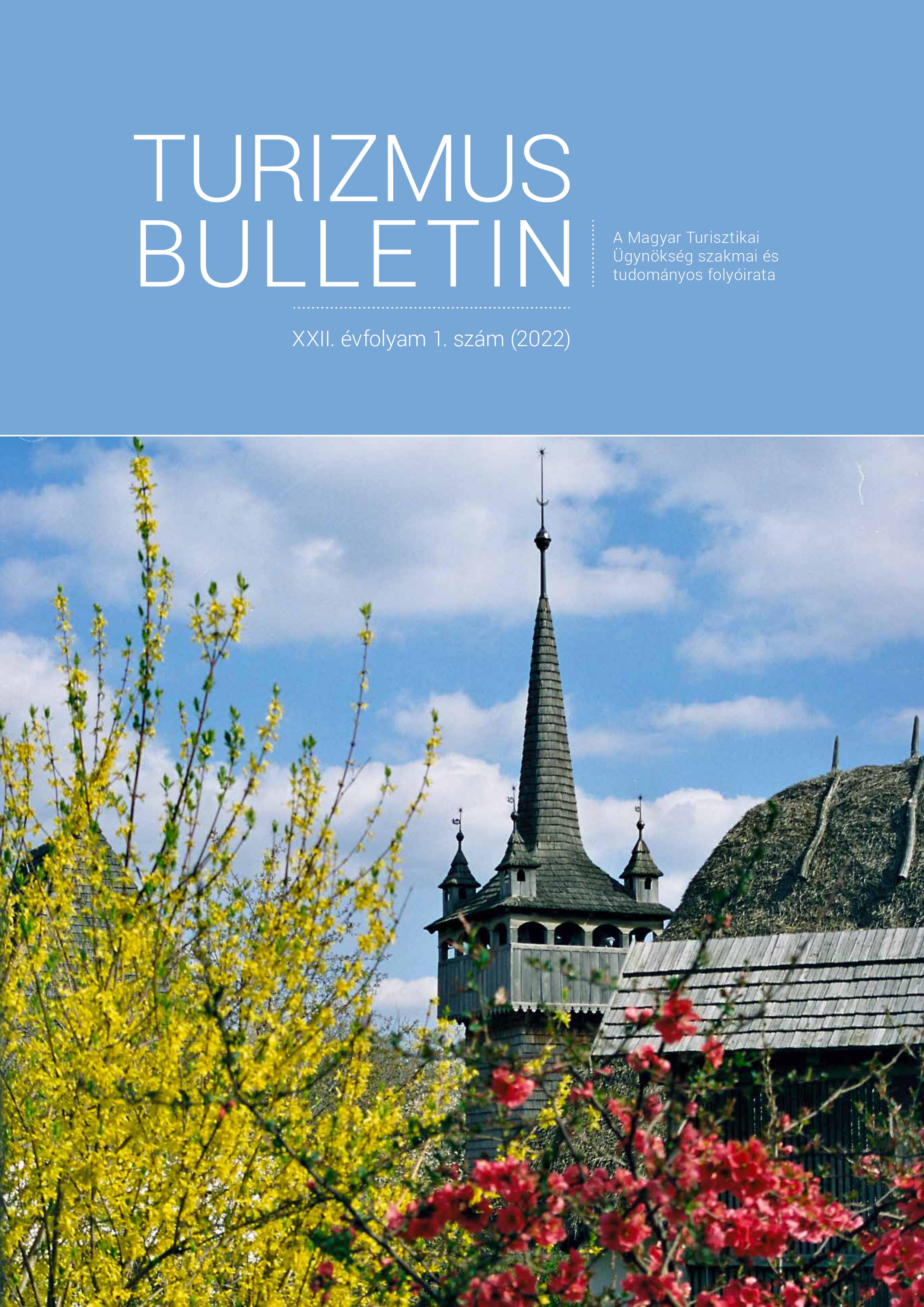 Turizmus Bulletin 2022/1 borító